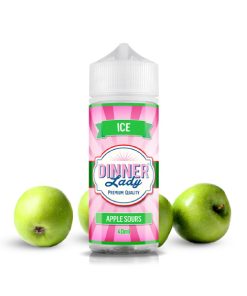 DINNER LADY APPLE SOURS ICE 120ML