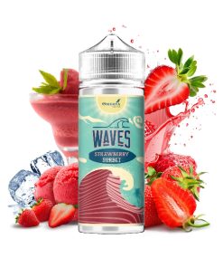 WAVES STRAWBERRY SORBET 120ML