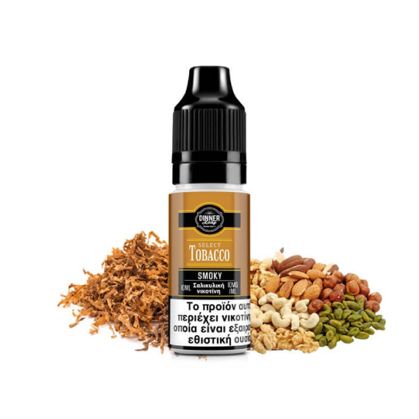 DINNER LADY SELECT TOBACCO BAR SALTS SMOKY 10ML
