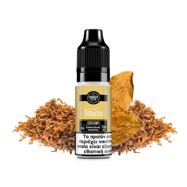 DINNER LADY SELECT TOBACCO BAR SALTS CREAMY 10ML