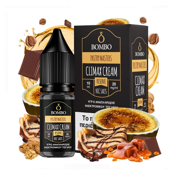 BOMBO PASTRY MASTERS CLIMAX CREAM 10ML NIC SALTS