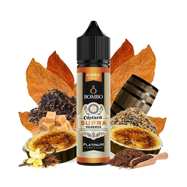 BOMBO PLATINUM TOBACCOS CUSTARD SUPRA RESERVE CORE EDITION 60ML