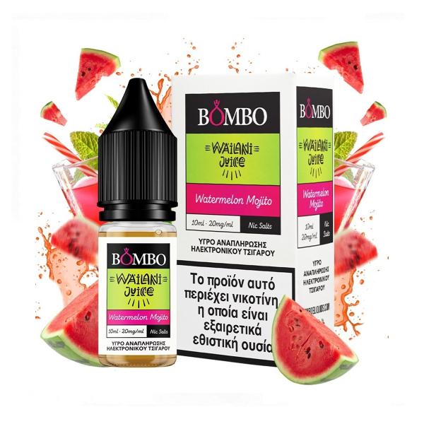 BOMBO WAILANI WATERMELON MOJITO 10ML NIC SALTS