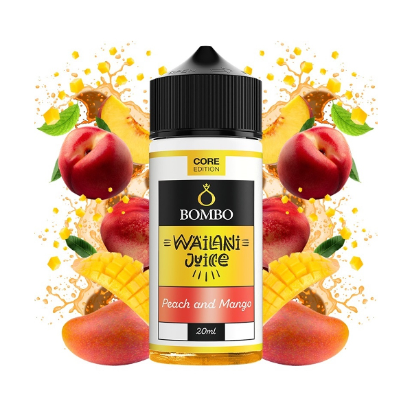 BOMBO WAILANI JUICE PEACH AND MANGO CORE EDITION 120ML