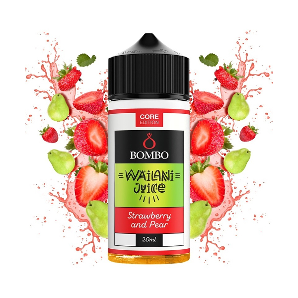 BOMBO WAILANI JUICE STRAWBERRY AND PEAR CORE EDITION 120ML