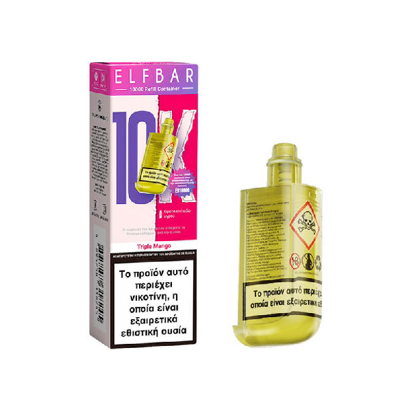 ELFBAR 10000 REFILL CONTAINER TRIPLE MANGO 10ML 20MG