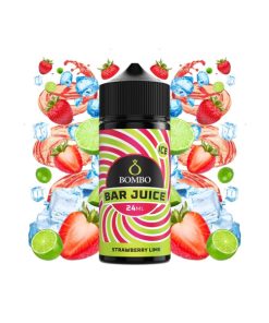 BOMBO BAR JUICE STRAWBERRY LIME ICE 120ML