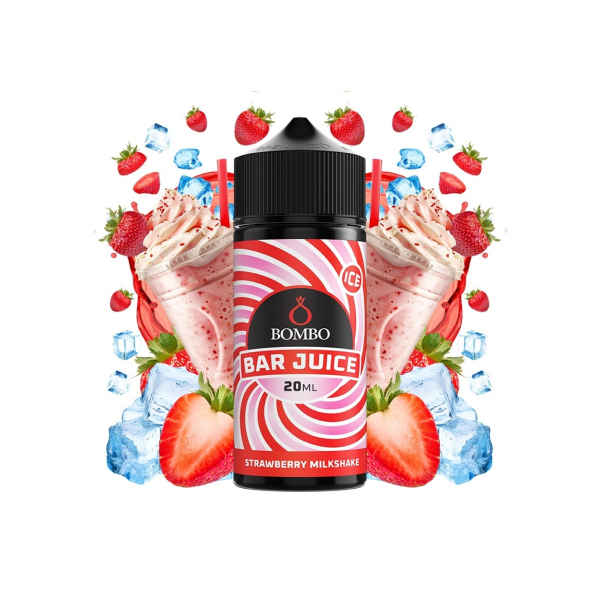 BOMBO BAR JUICE STRAWBERRY MILKSHAKE 120ML