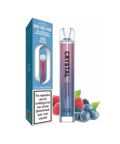 CRYSTAL BAR BLUEBERRY RASPBERRIES 0MG