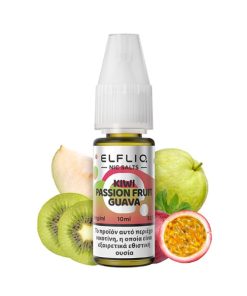 ELFLIQ KIWI PASSION FRUIT GUAVA 10ML NIC SALTS